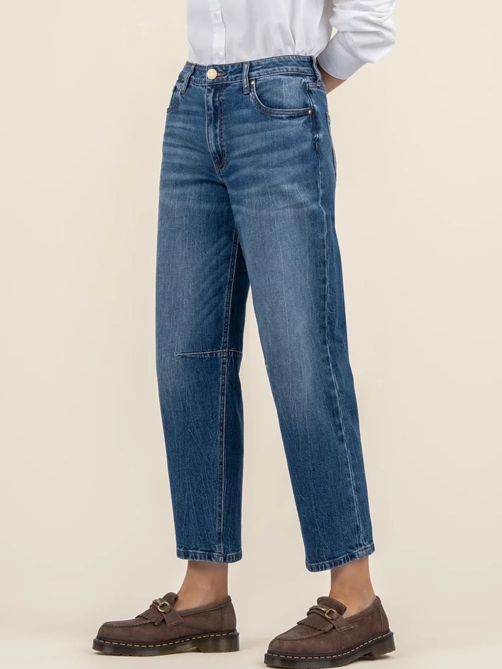 KUT from the Kloth Ashley Slouchy Barrel Jeans Women’s Blue High Rise Size 6